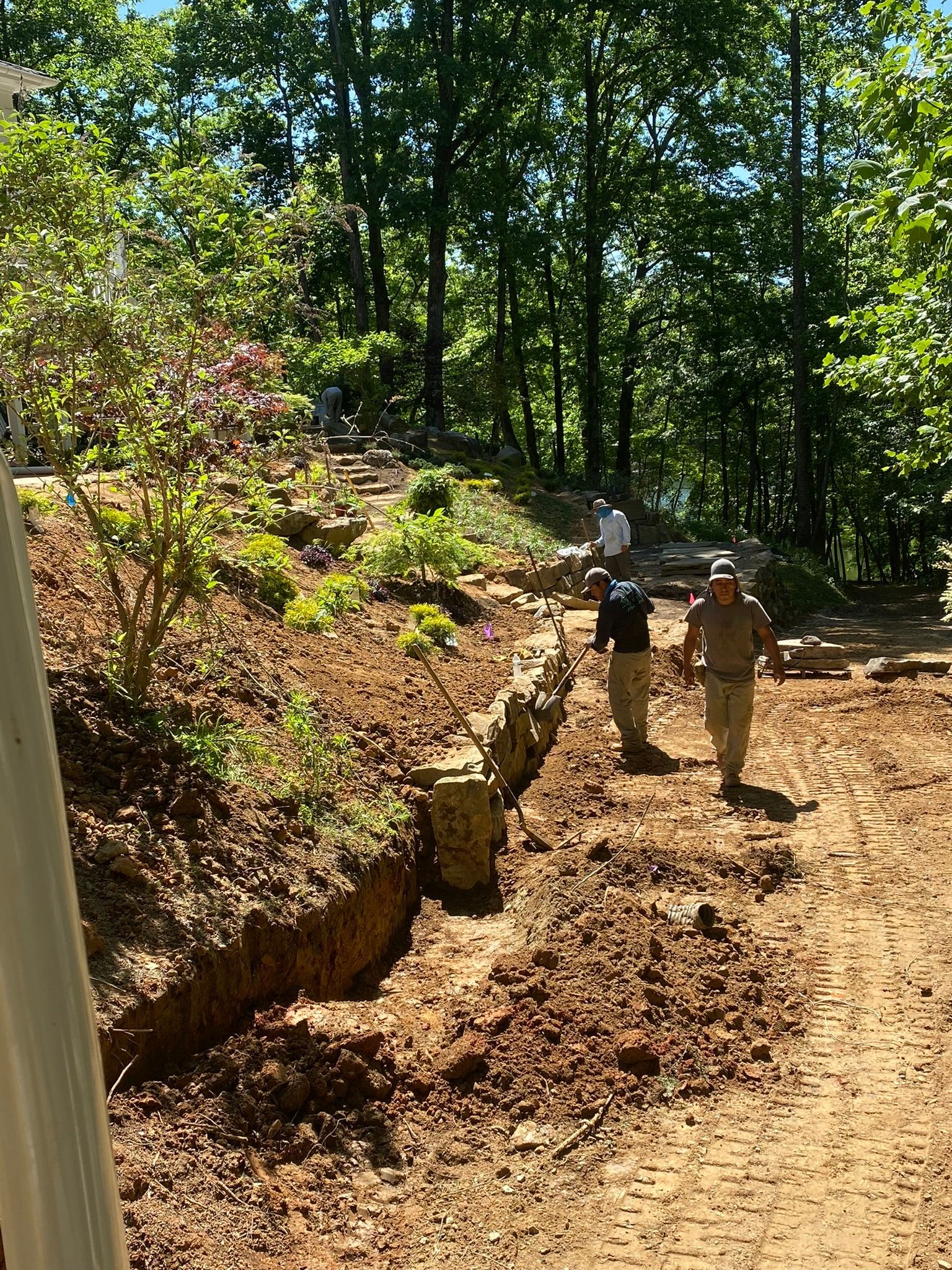 Site Visit House Irrigation Project — Flowery Branch, GA — All About Irrigation and Landscape Services Inc