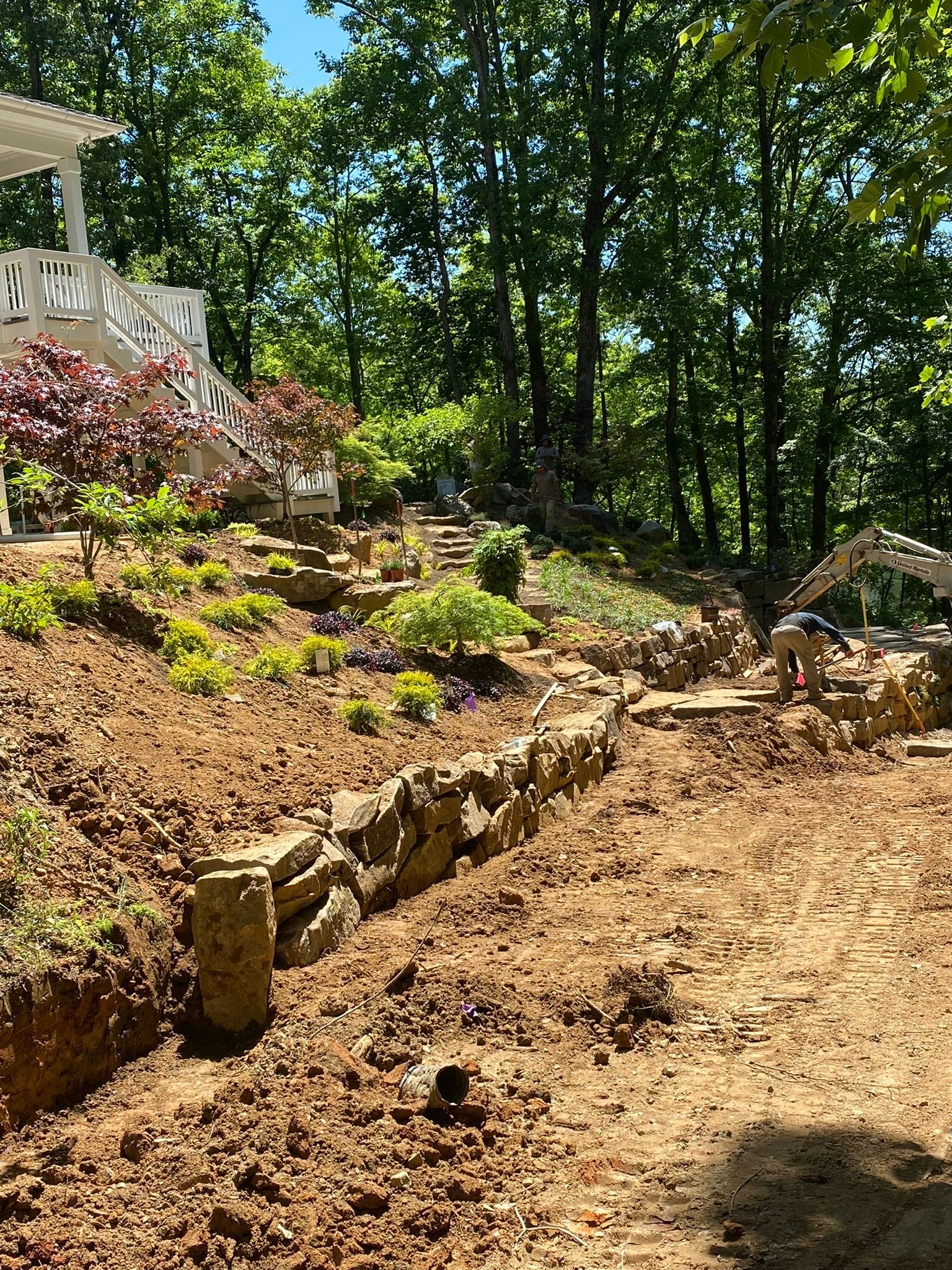 House Irrigation Project — Flowery Branch, GA — All About Irrigation and Landscape Services Inc