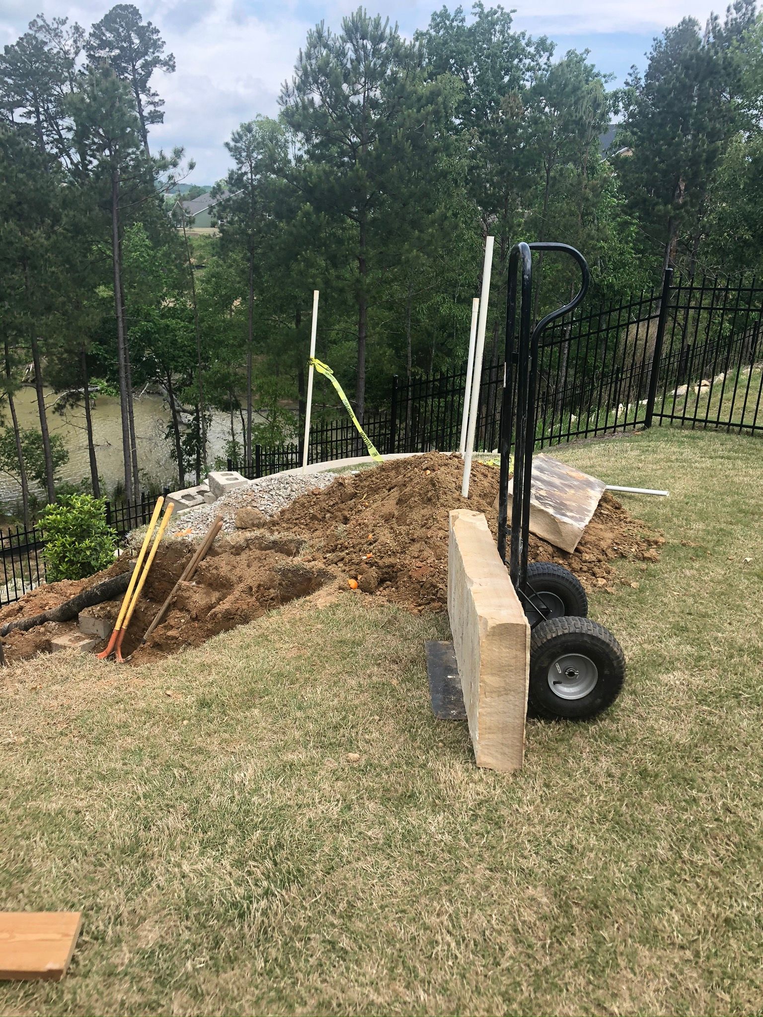 Site Under Construction — Flowery Branch, GA — All About Irrigation and Landscape Services Inc