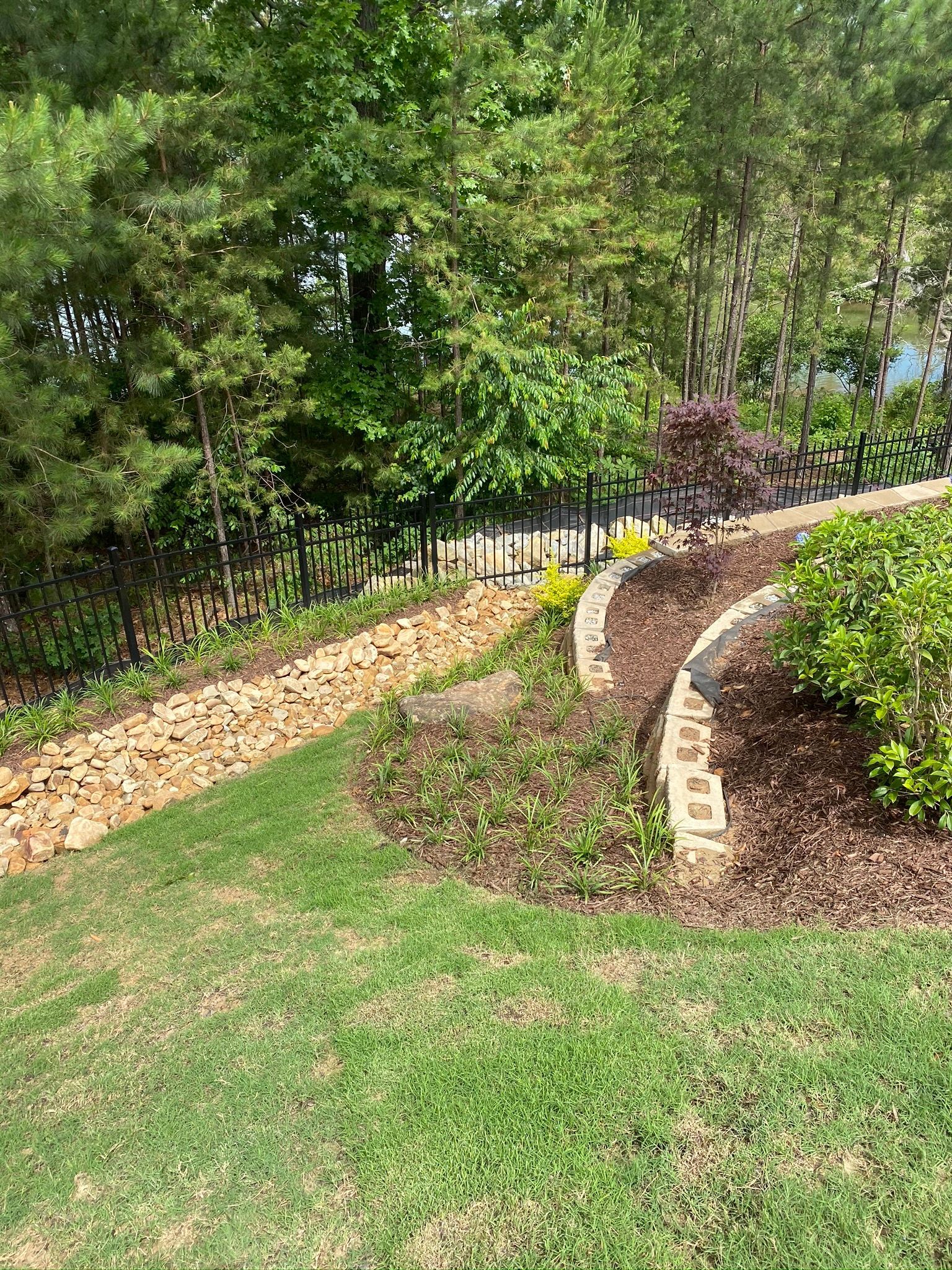 Newly Hardscaped — Flowery Branch, GA — All About Irrigation and Landscape Services Inc