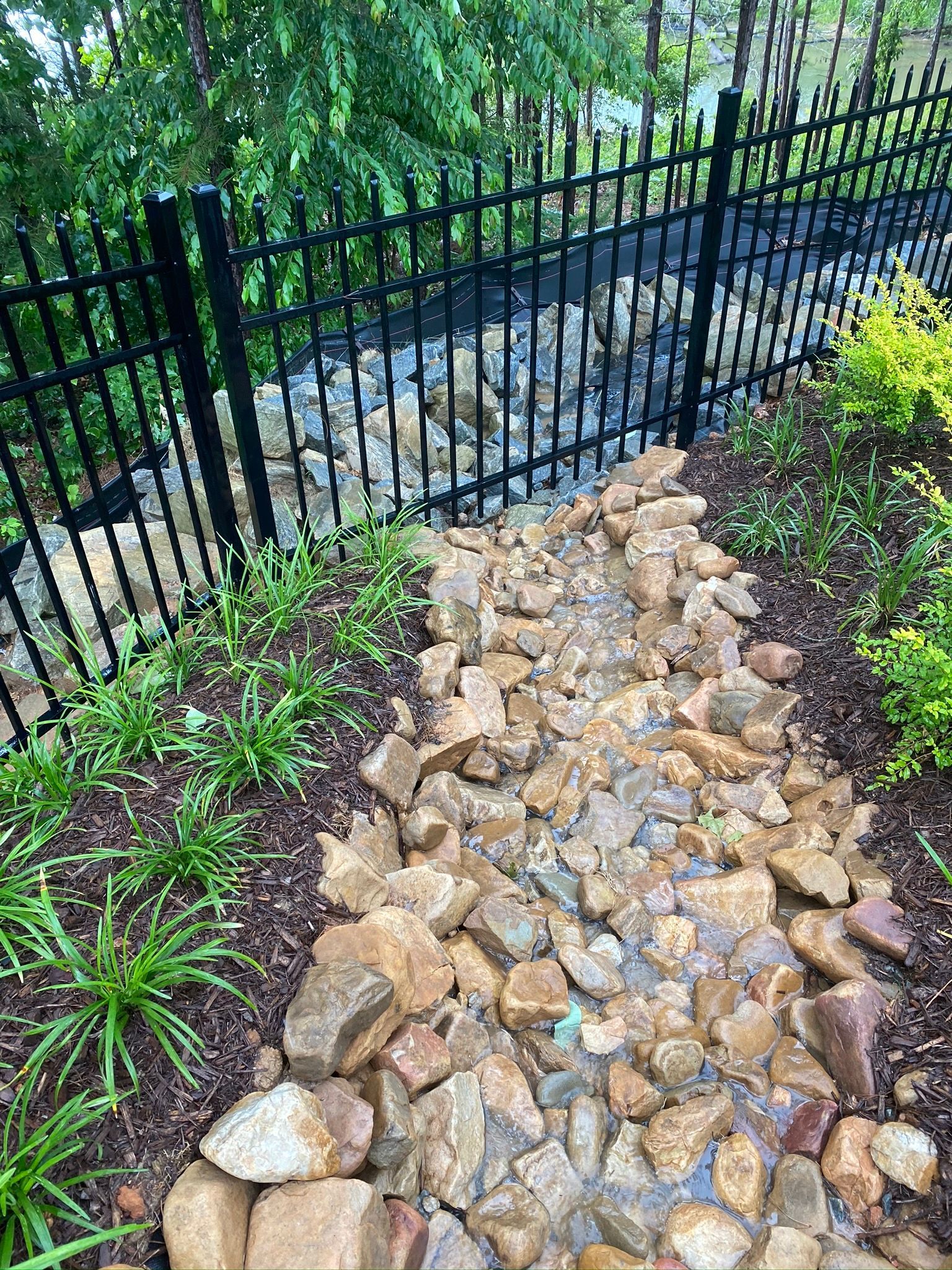 Stones Hardscape Installed — Flowery Branch, GA — All About Irrigation and Landscape Services Inc