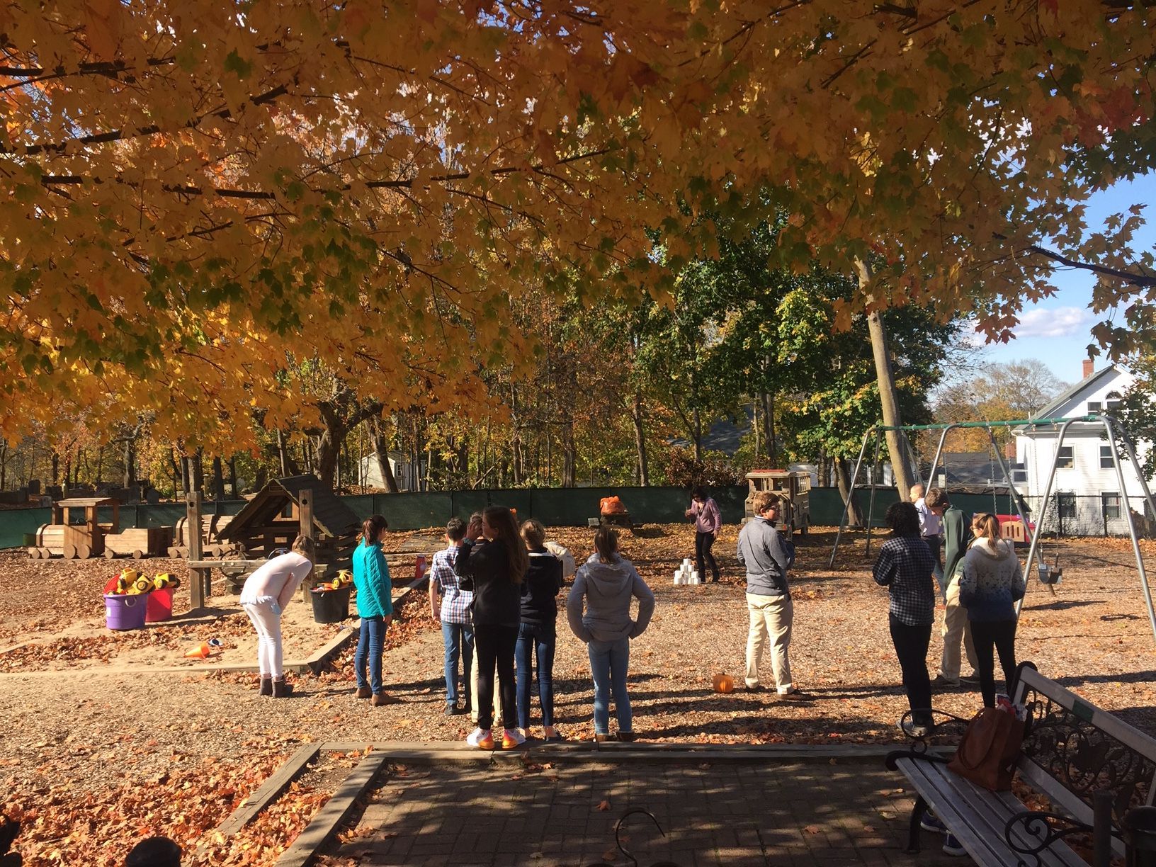 Pumpkin Bowling at Christ Church Andover