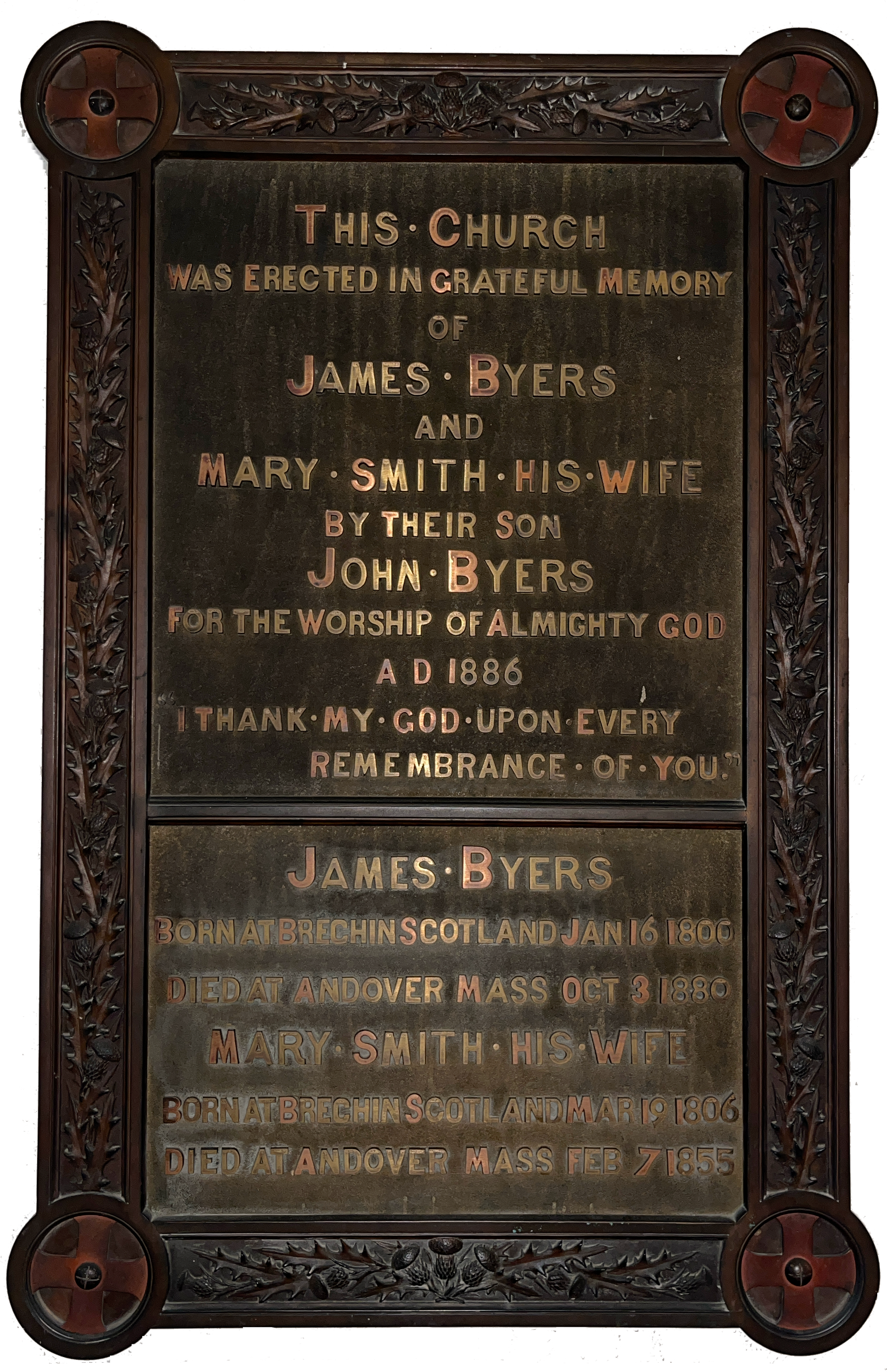John Byers Plaque