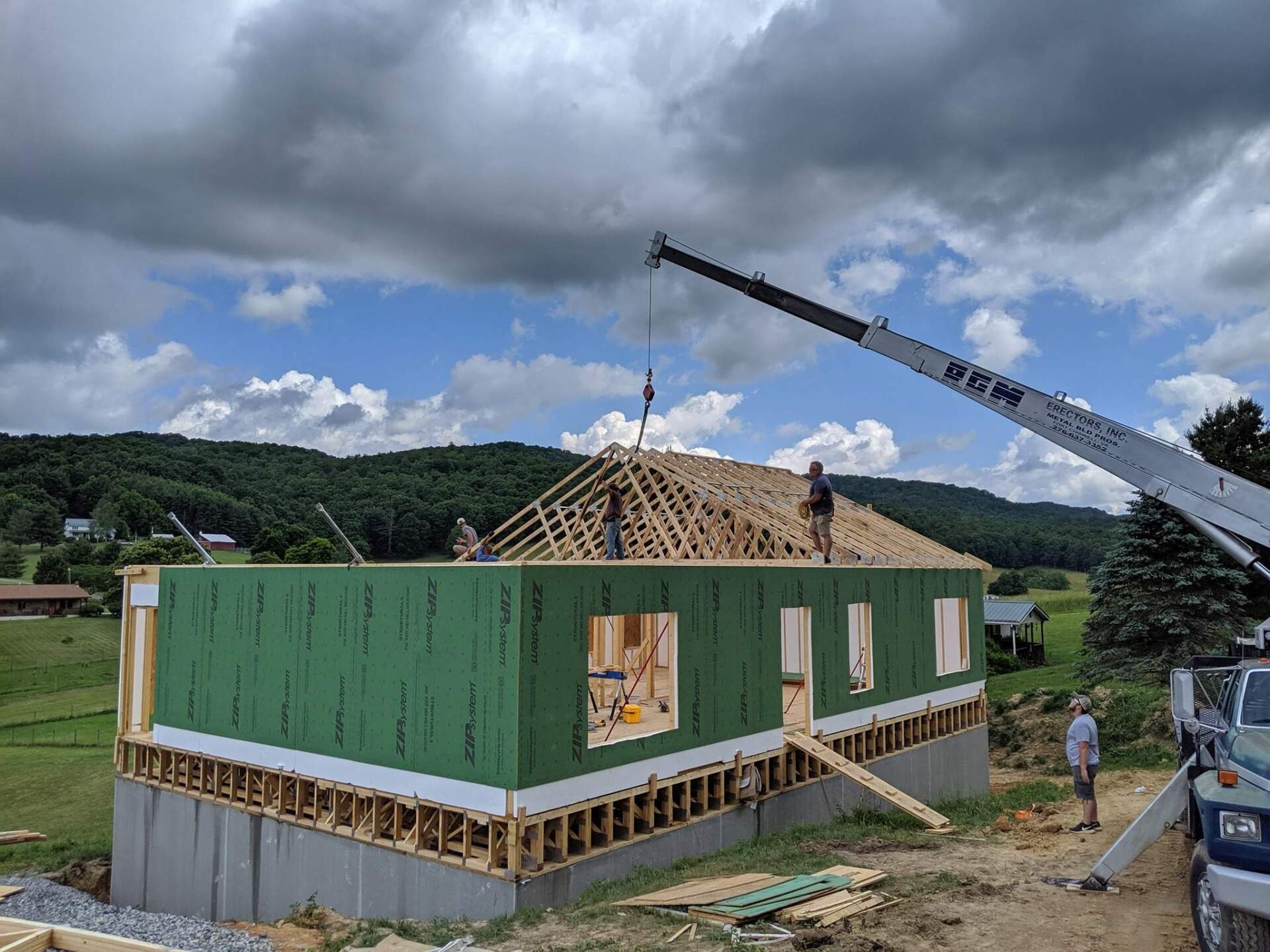 newly construction house