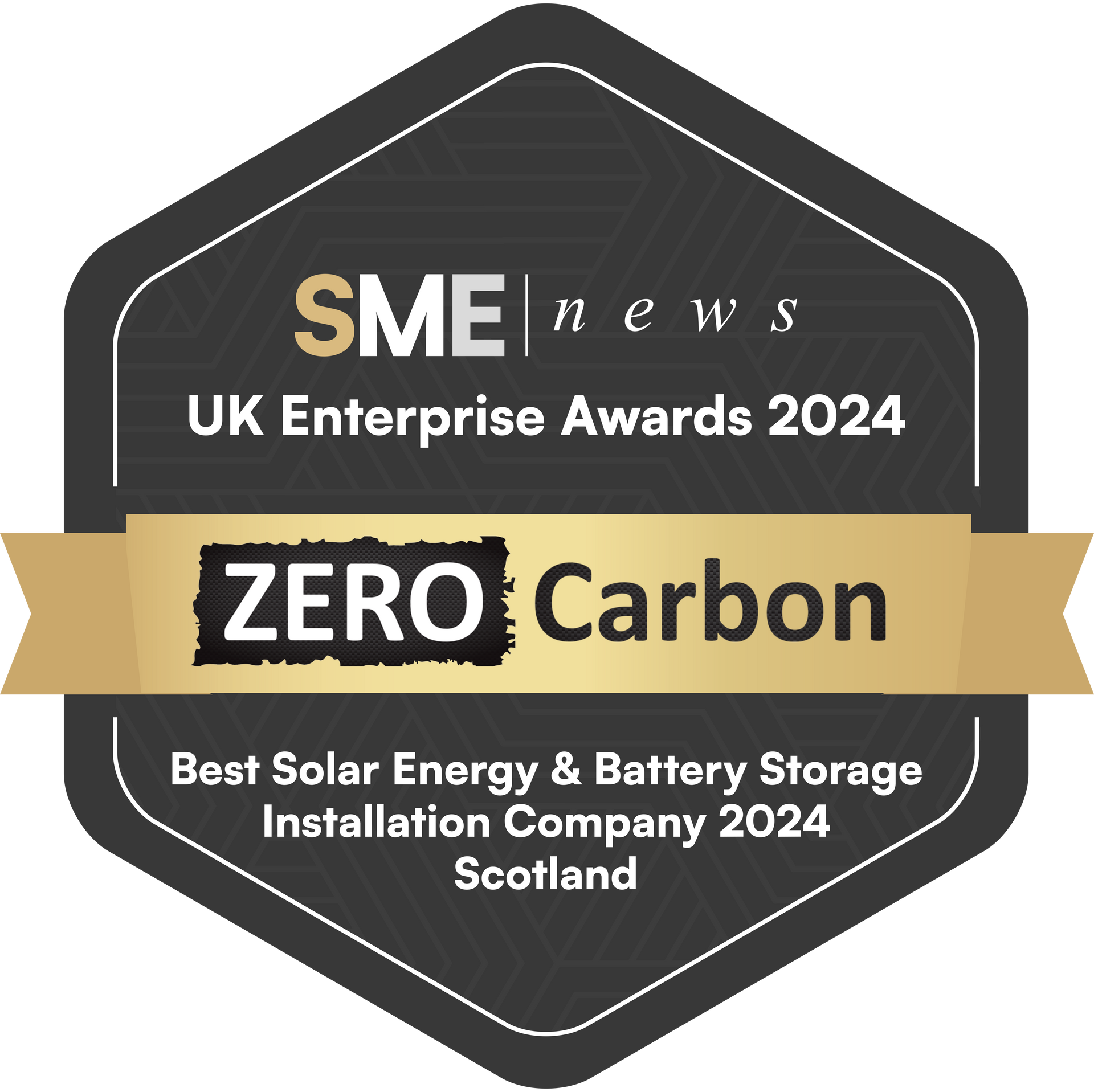 UK Enterprise Awards 2024 - Best Solar Energy & Battery Storage Installation Company 2024 - Scotland