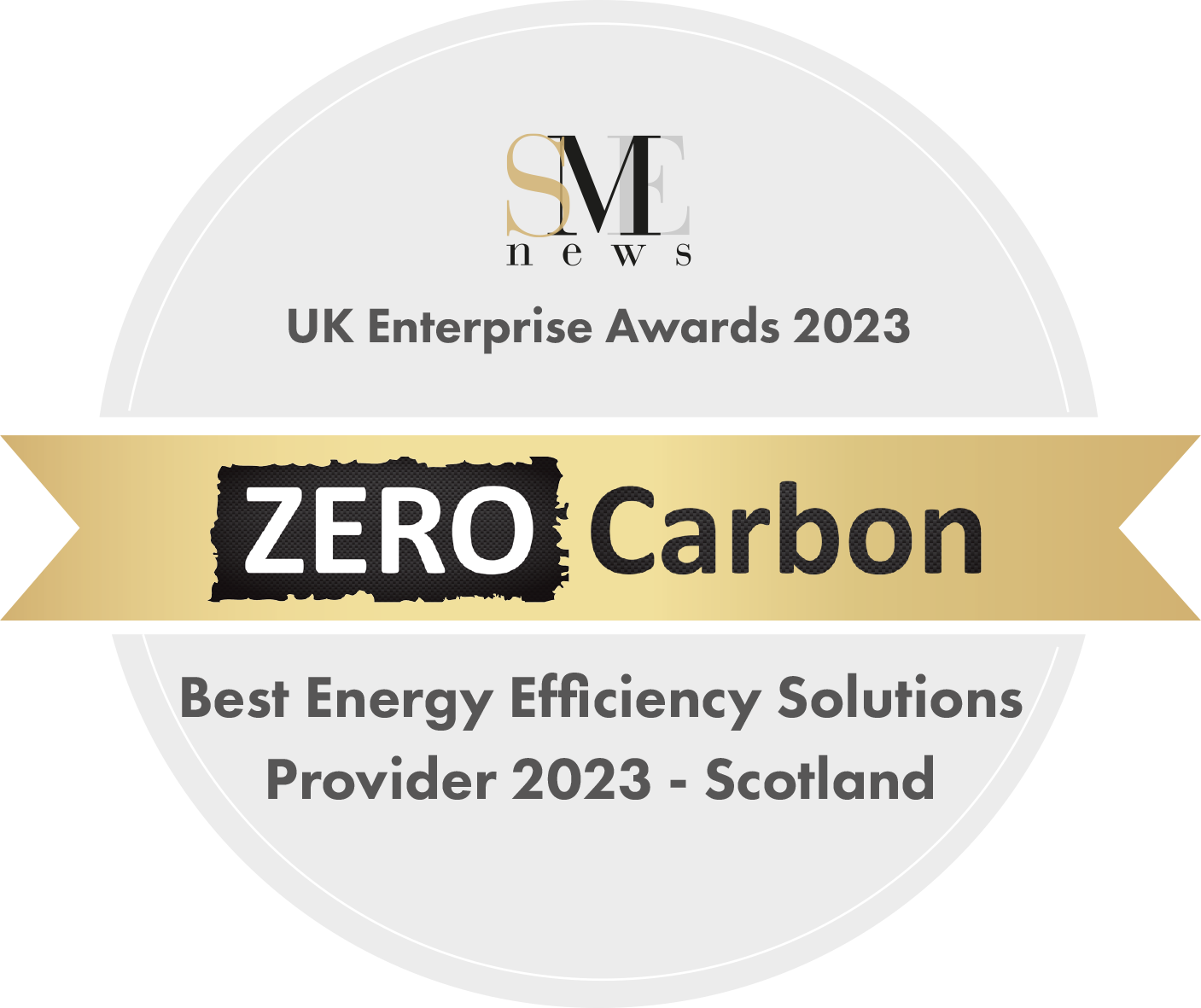 UK ENTERPRISE AWARDS - BEST ENERGY EFFICIENCY SOLUTIONS PROVIDER 2023 - SCOTLAND