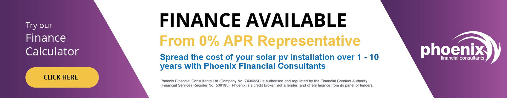 Phoenix Financial Consultant Link for Customers wanting finance from Zero Carbon