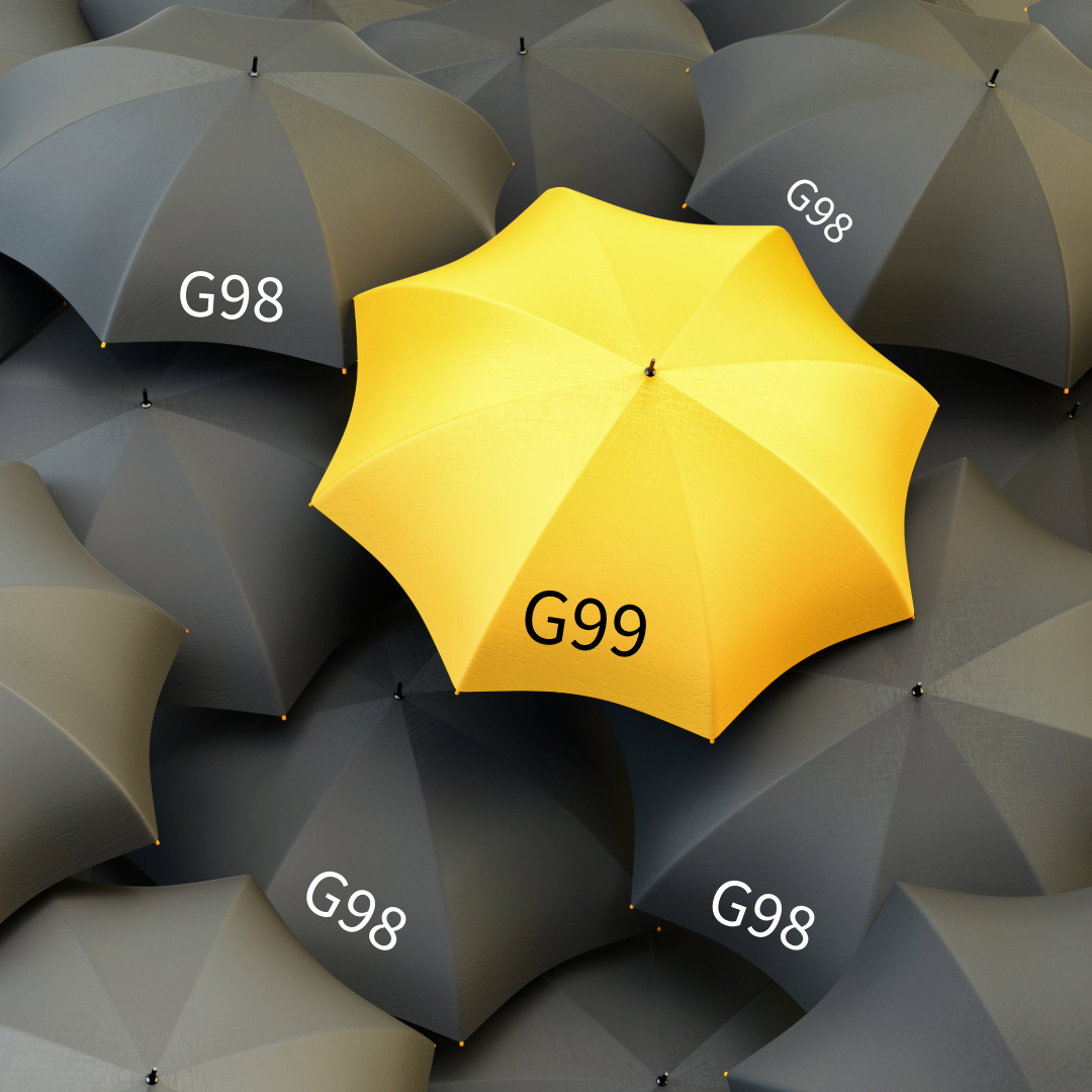 Illustration explaining the difference between G98 and G99 solar grid connection applications in Scotland.2