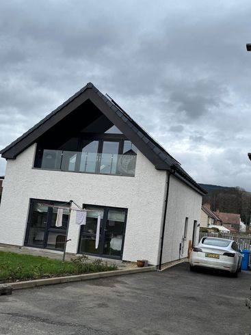 Perfect solar panel installation in Scotland carried out by Zero Carbon 