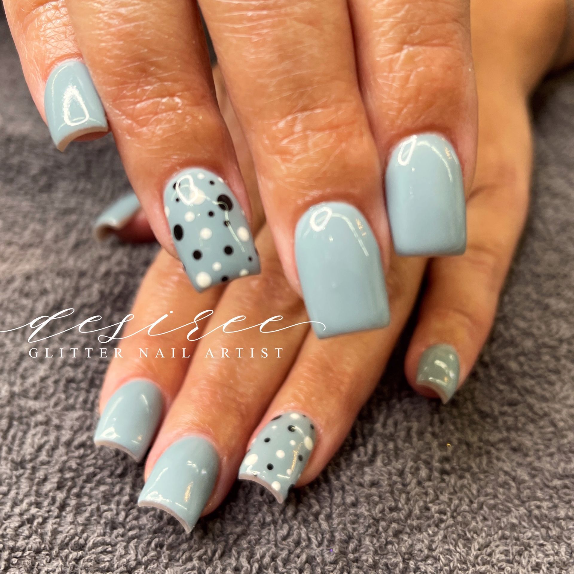 Custom nail art design by Desert Canvas Studio LLC