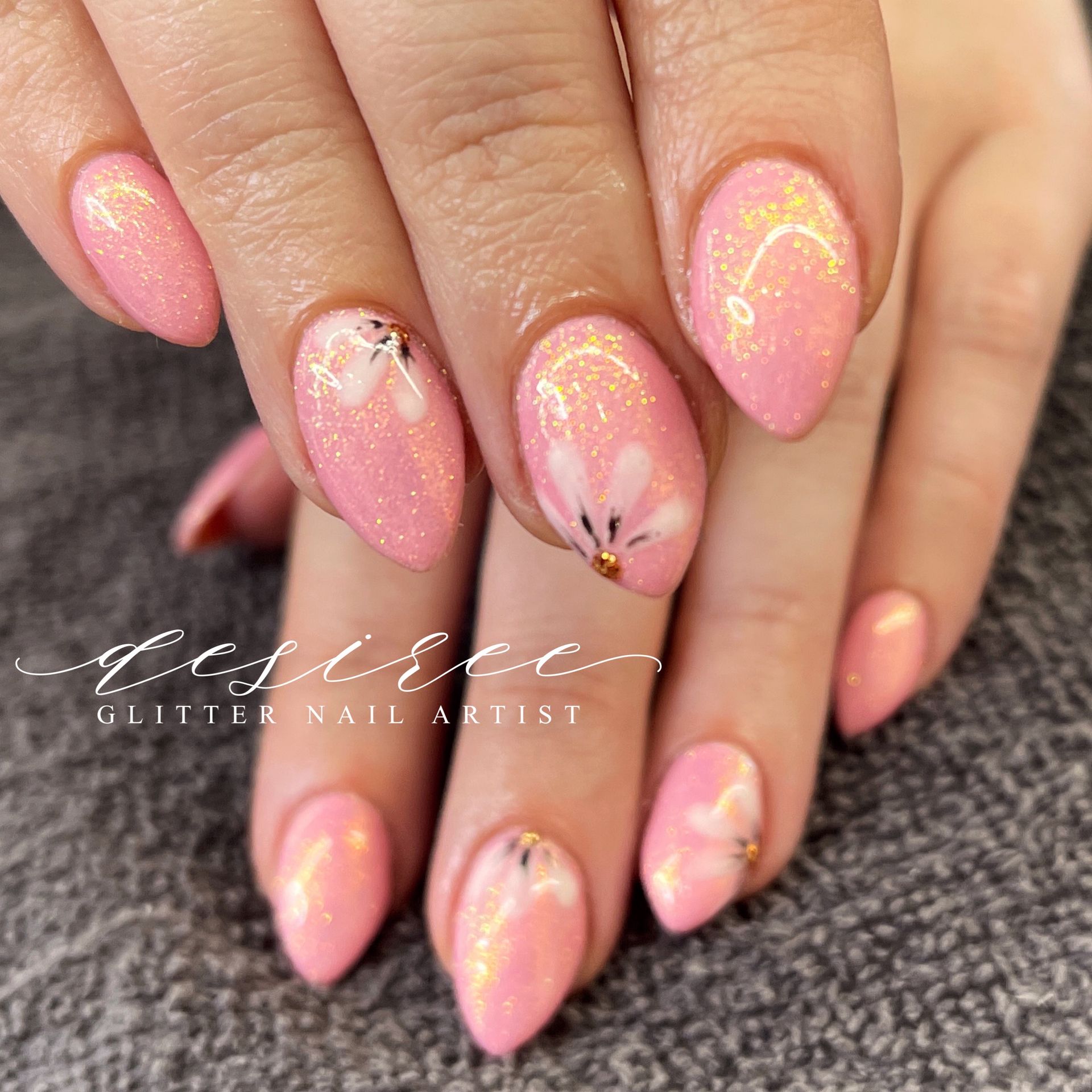 Artistic nail design by Desert Canvas Studio