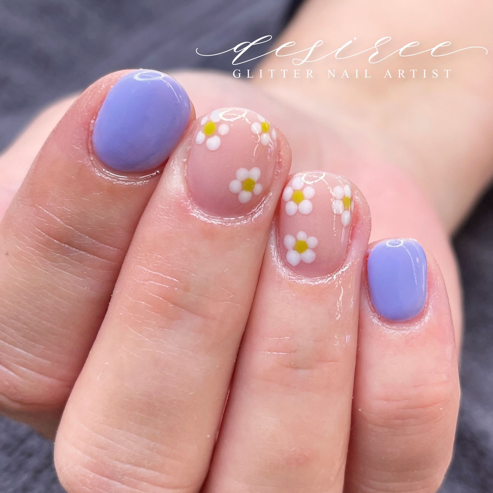 Gel polish nail art by Desert Canvas Studio