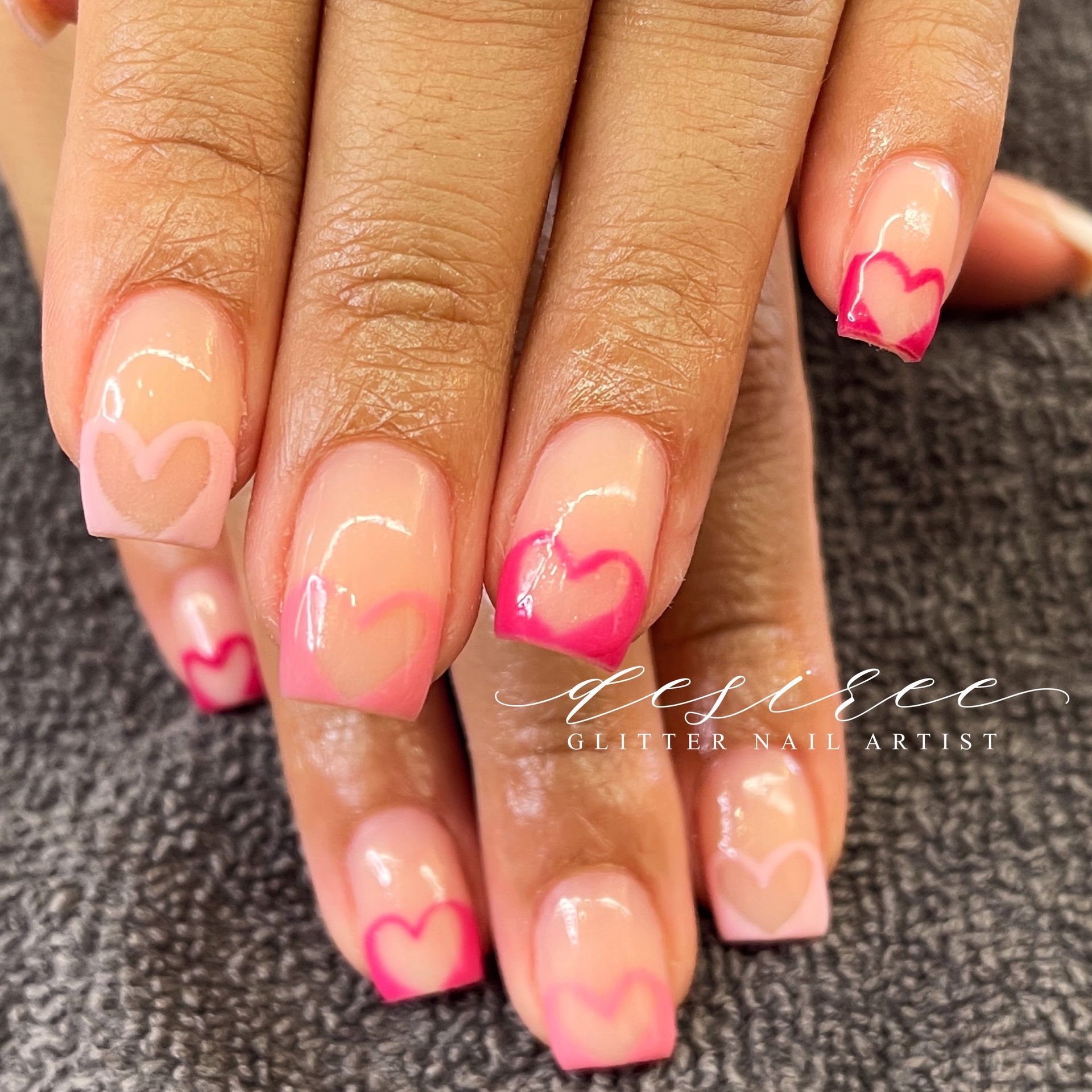Colorful nail art design by Desert Canvas Studio LLC