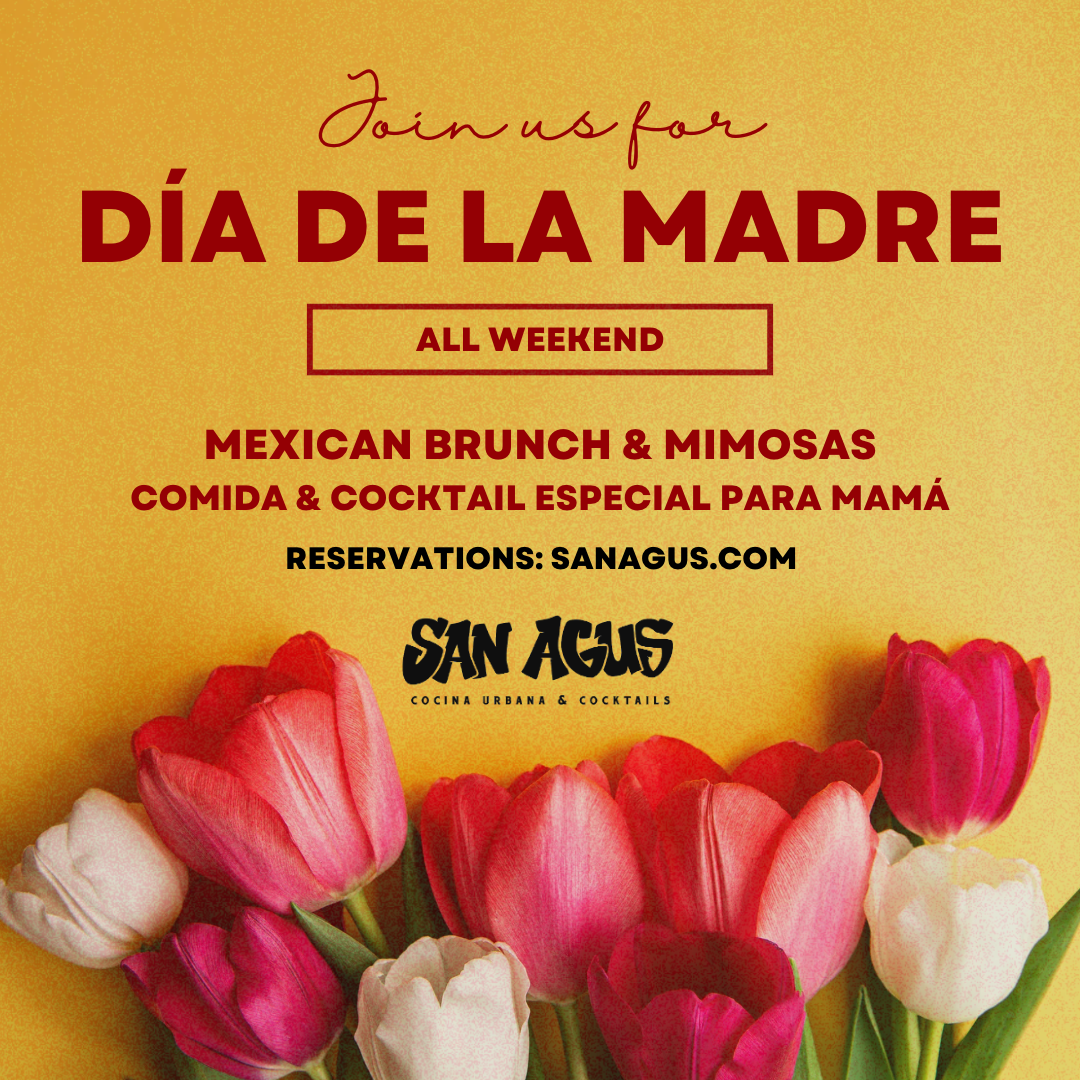 An advertisement for dia de la madre all weekend