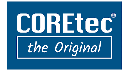 Le logo coretec est bleu et blanc et dit l'original.