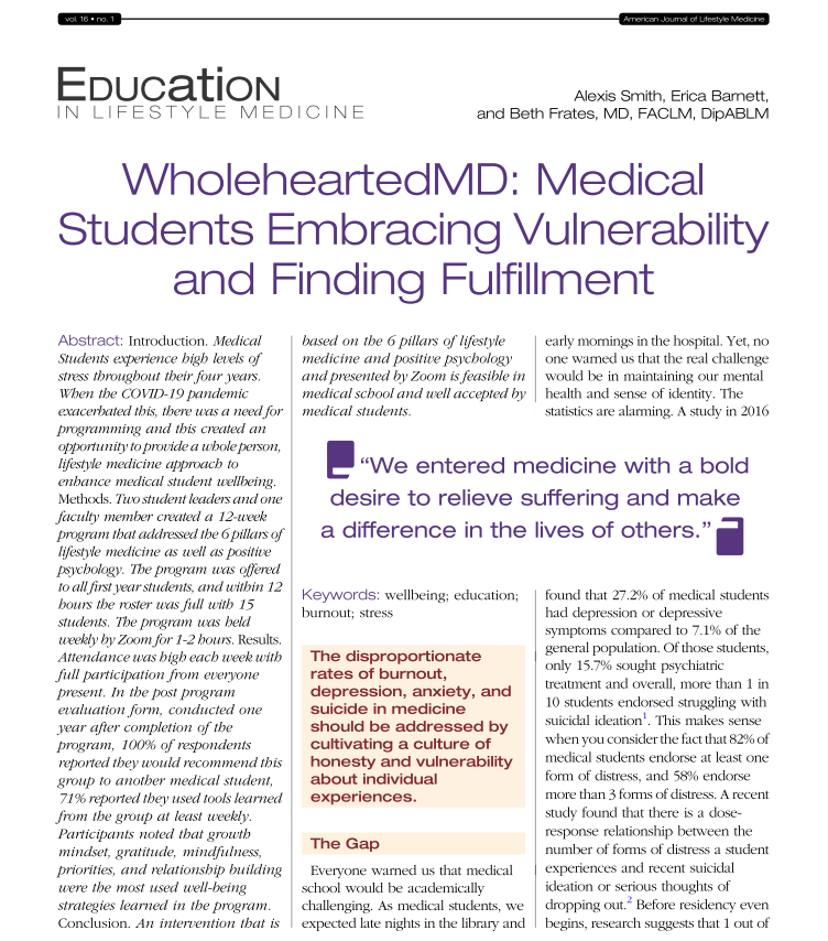 Article titled 