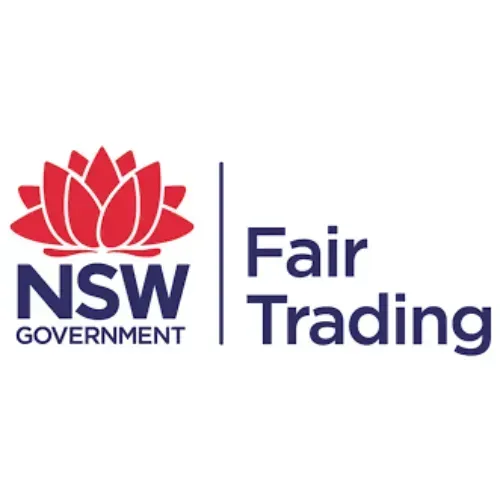 NSW Fair Trading logo.