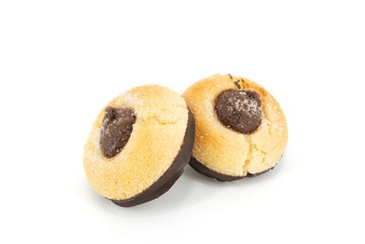 pasta di mandorla al cioccolato fondente