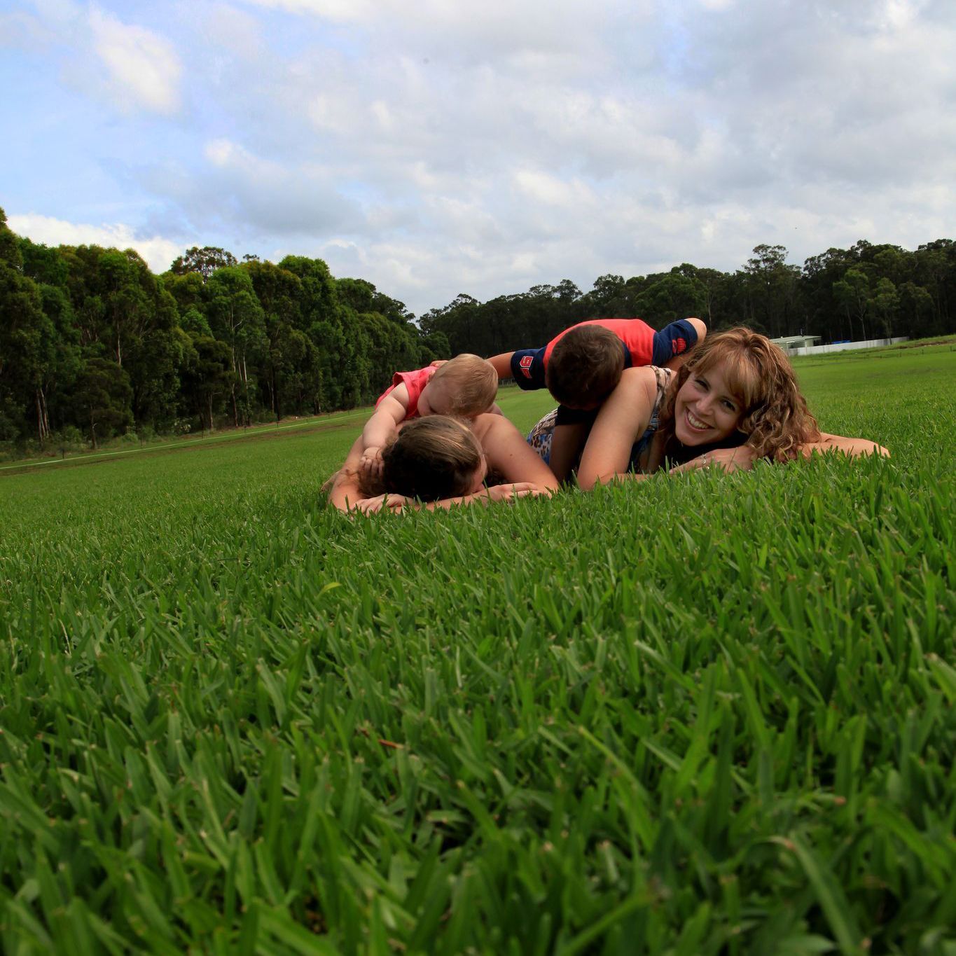 Happy Family Outdoors — Sydney NSW — Aussie Turf & Soil
