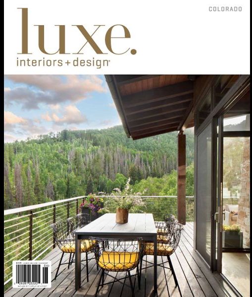The cover of luxe interiors and design magazine