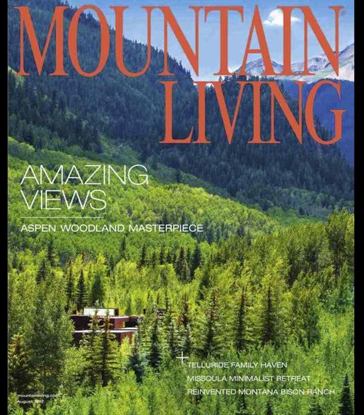 The cover of a magazine called mountain living