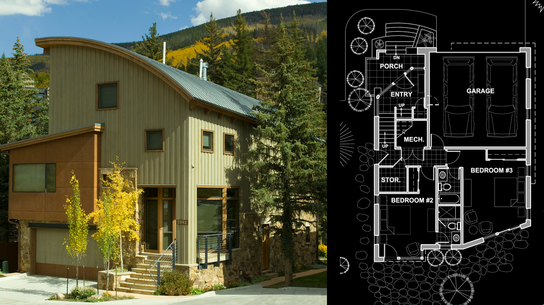 house designed by Berglund Architects, Edwards, CO