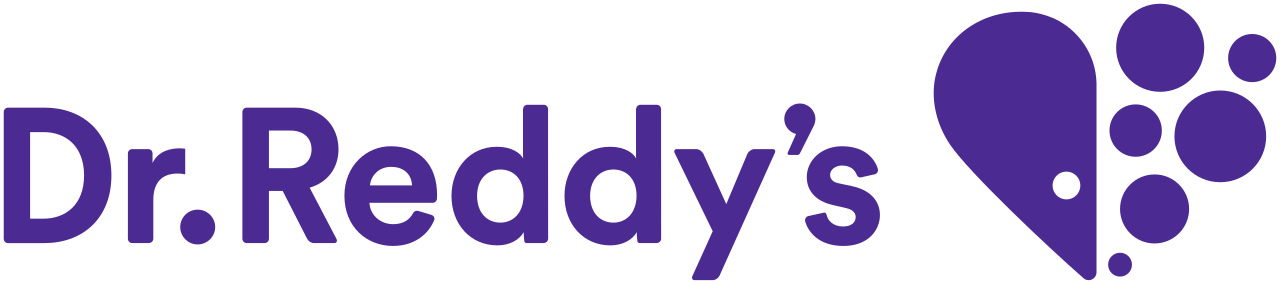 Dr. Reddy’s logo in purple with dotted emblem