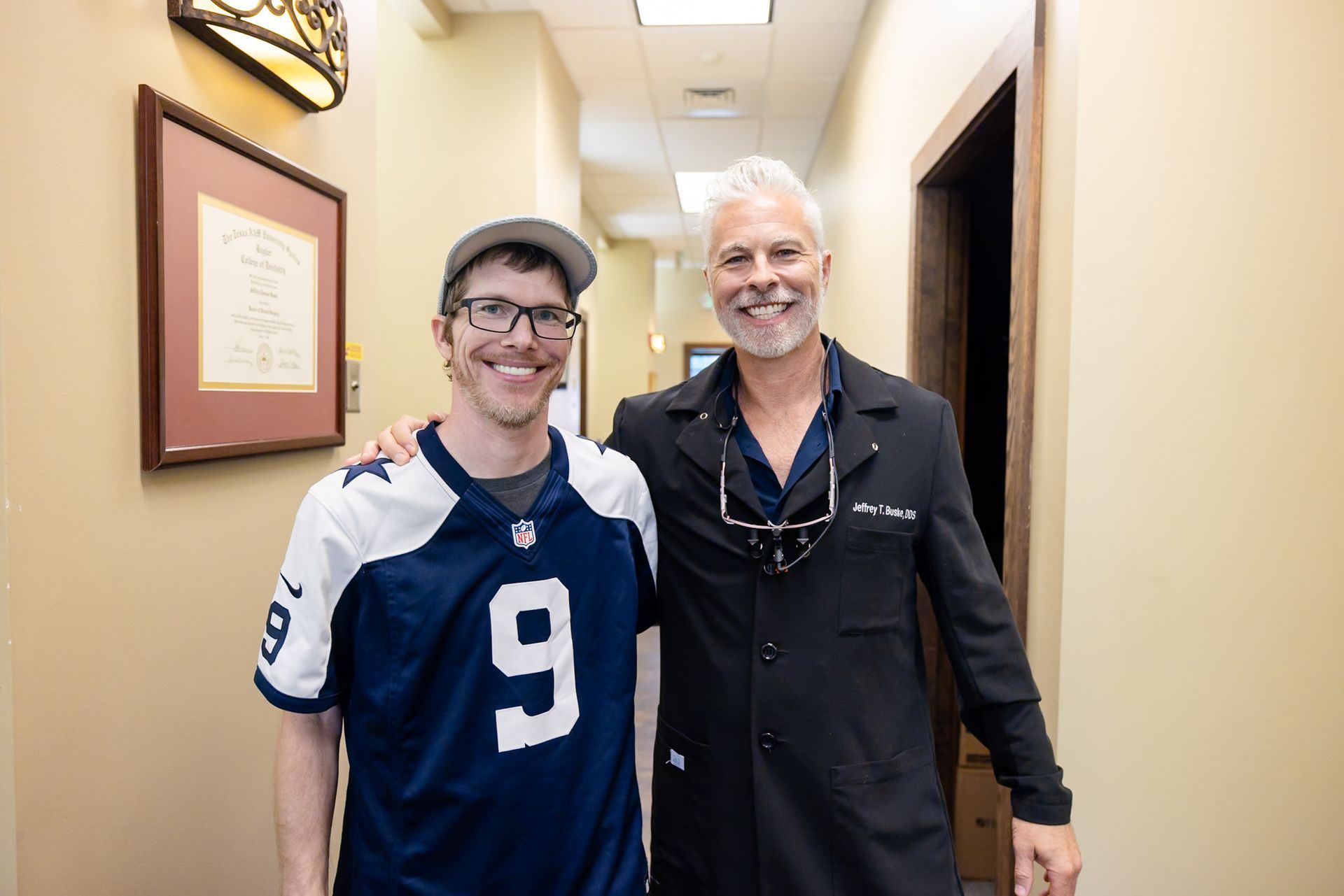 Instagram post by Granbury Dental Center: A hug on the way out the door is not something every dental visit earns, especially after 
