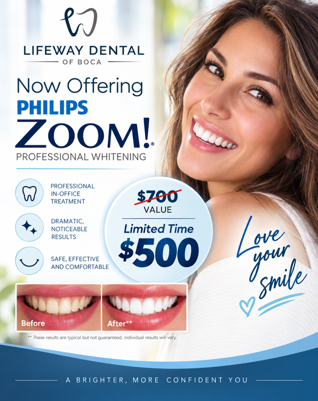 Instagram post by Lifeway Dental of Boca: Feeling good about your smile matters, and so does feeling comfortable on the way there. I