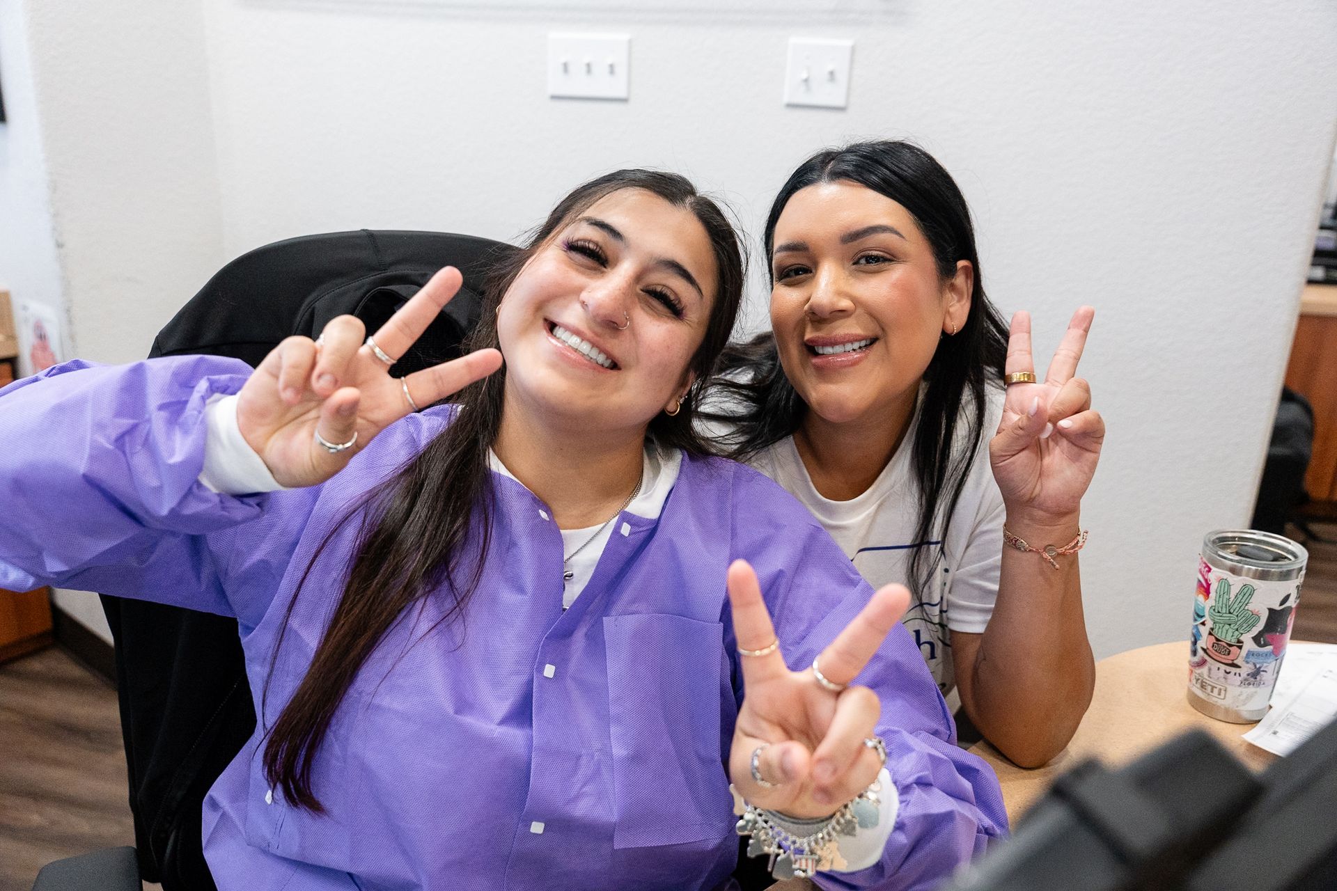 Instagram post by Pearson Family Dentistry: Hiding your smile behind pressed lips because of missing teeth is something no one should 