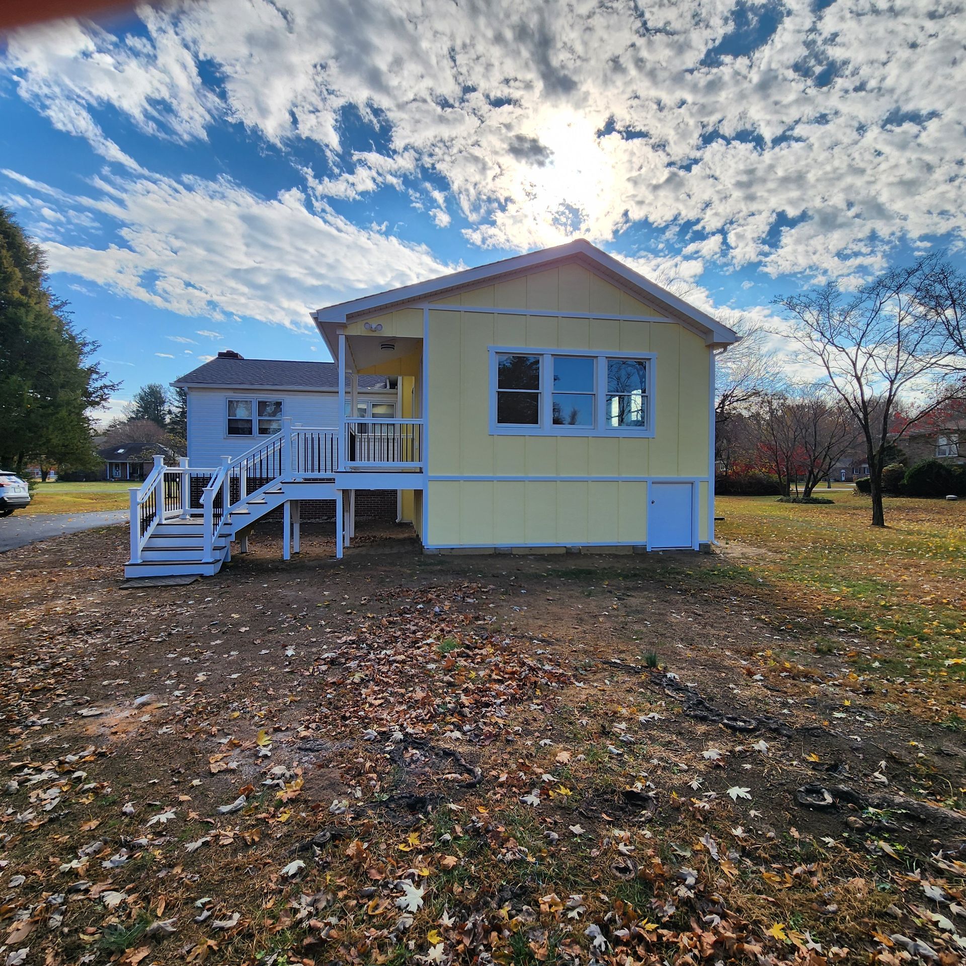 Small Yellow House — Newark, DE — Oakes Signature Homes