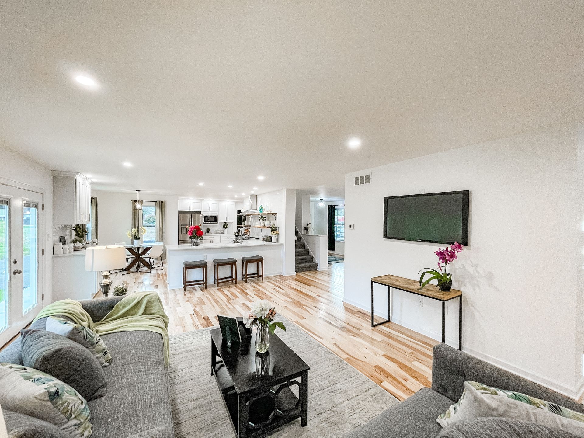 Living Room with Furniture — Newark, DE — Oakes Signature Homes