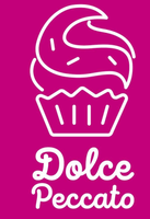 Logo di un cupcake bianco e la scritta 
