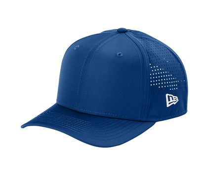 Light blue baseball cap with perforated side panels and New Era logo.
