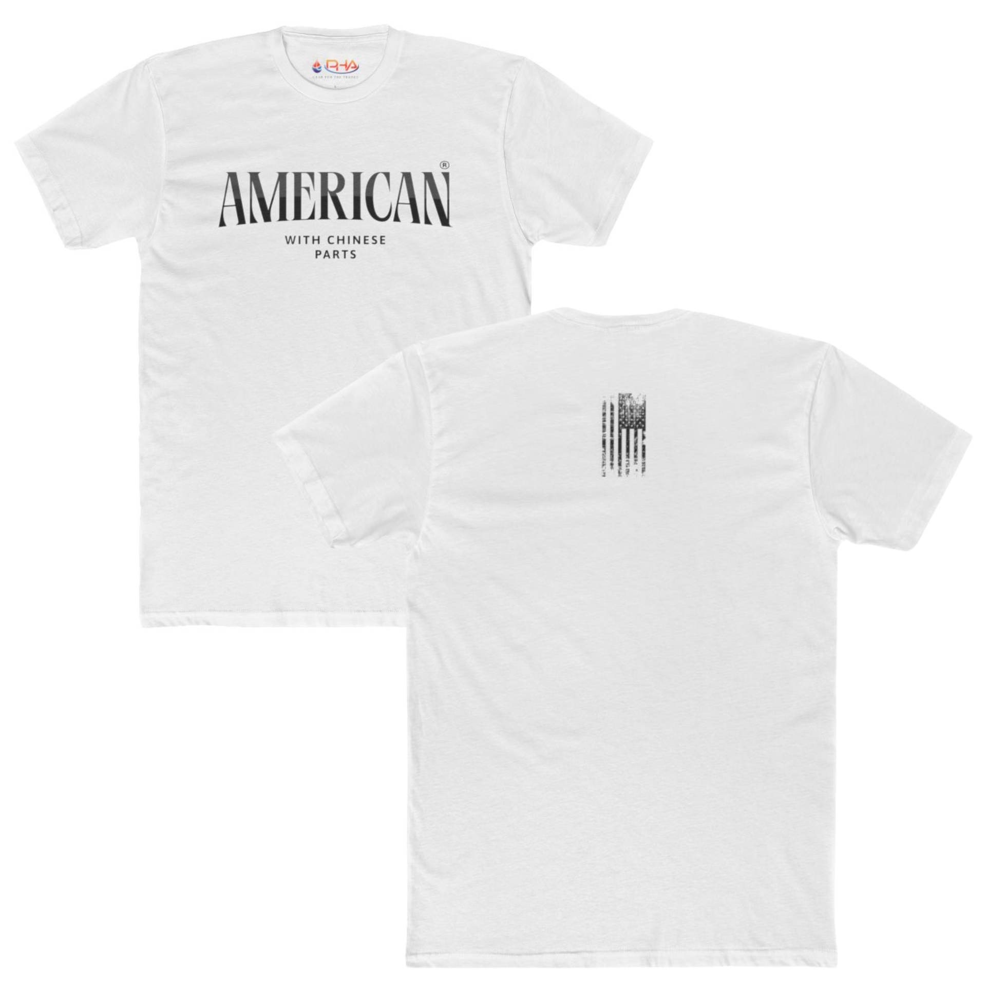 White t-shirt with 