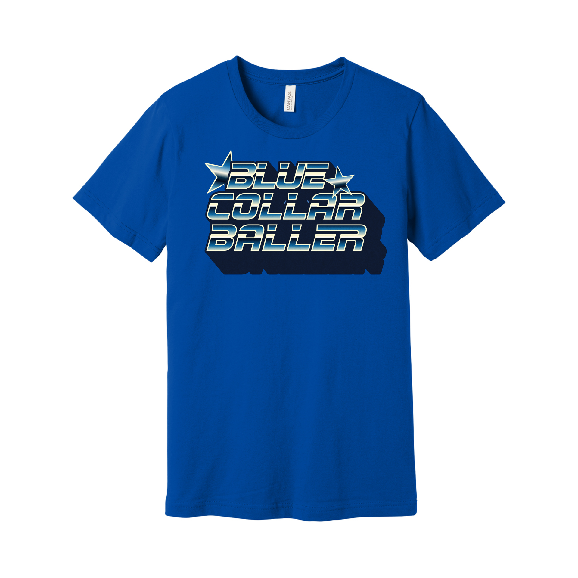Blue t-shirt with 