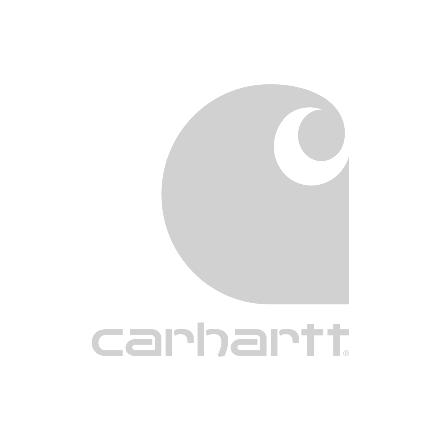 Carhartt logo: Gray stylized 