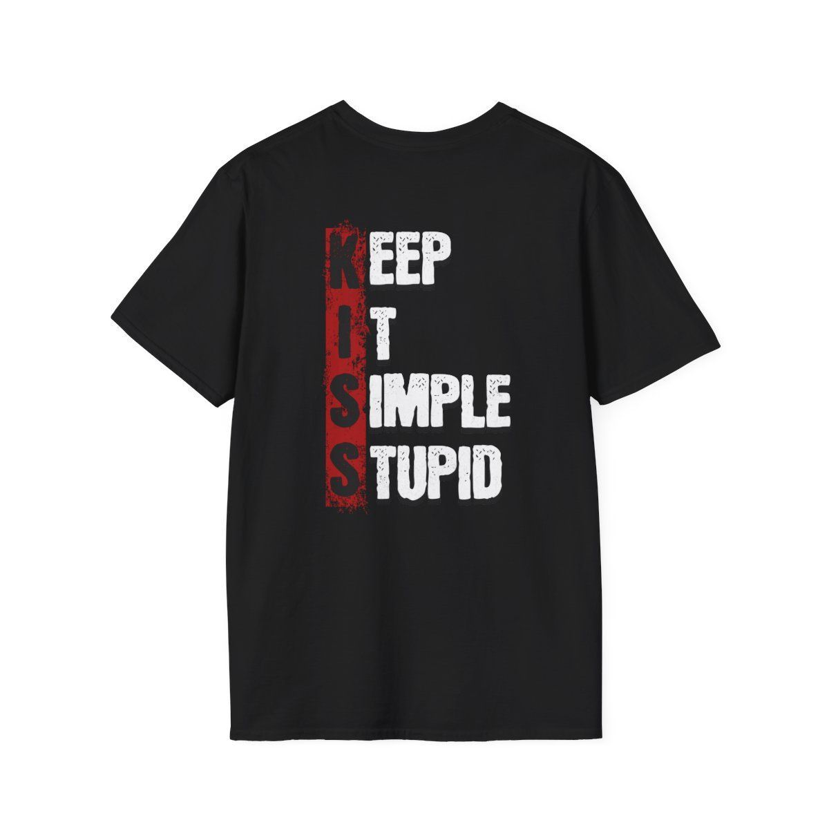 Black t-shirt with 