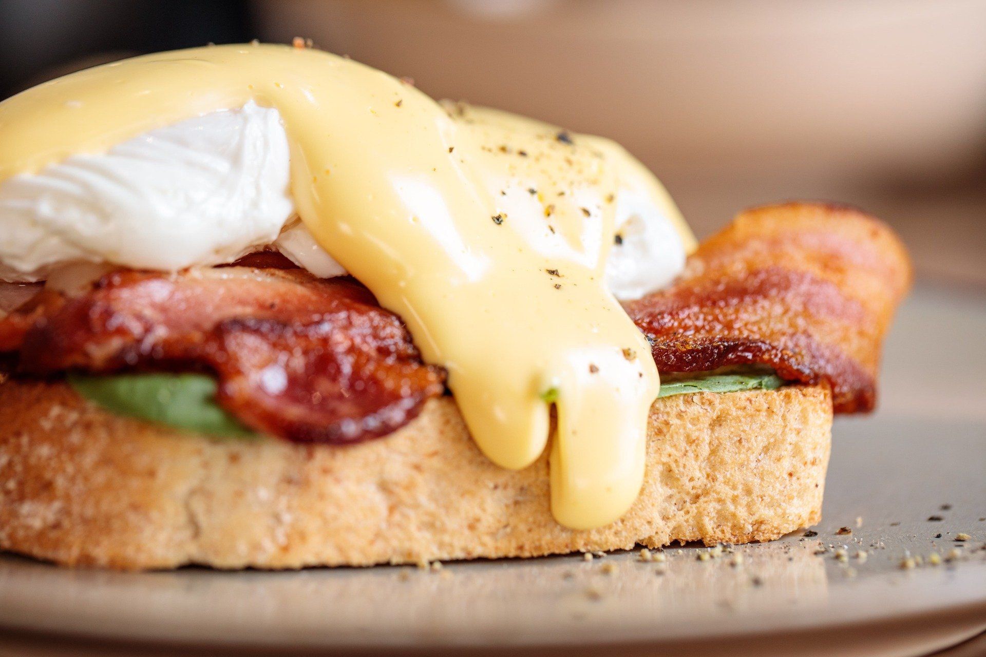 Eggs Benedict — Café & Gelato in Highfields, QLD