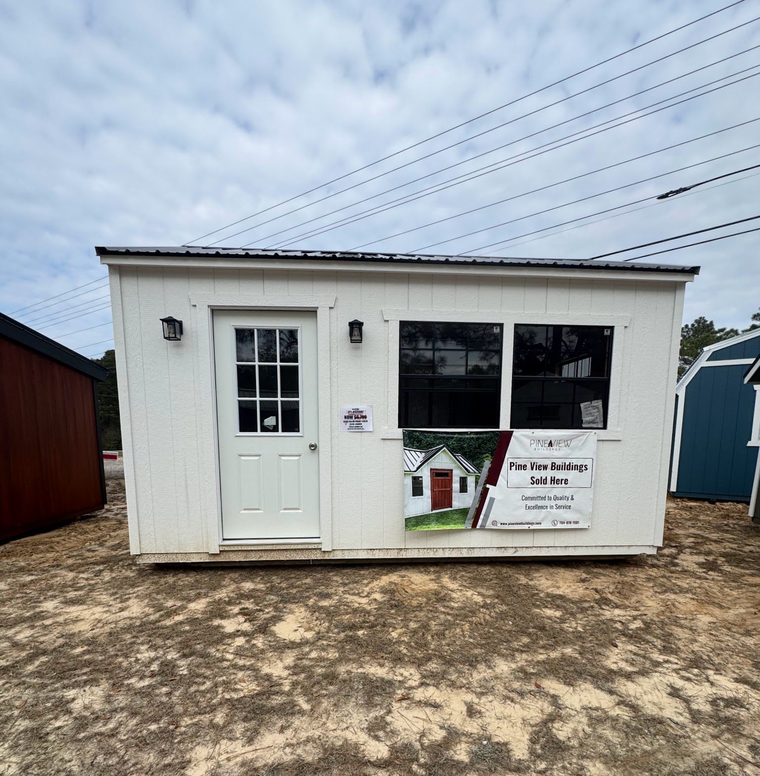 12x16 A-Frame High Wall 55869