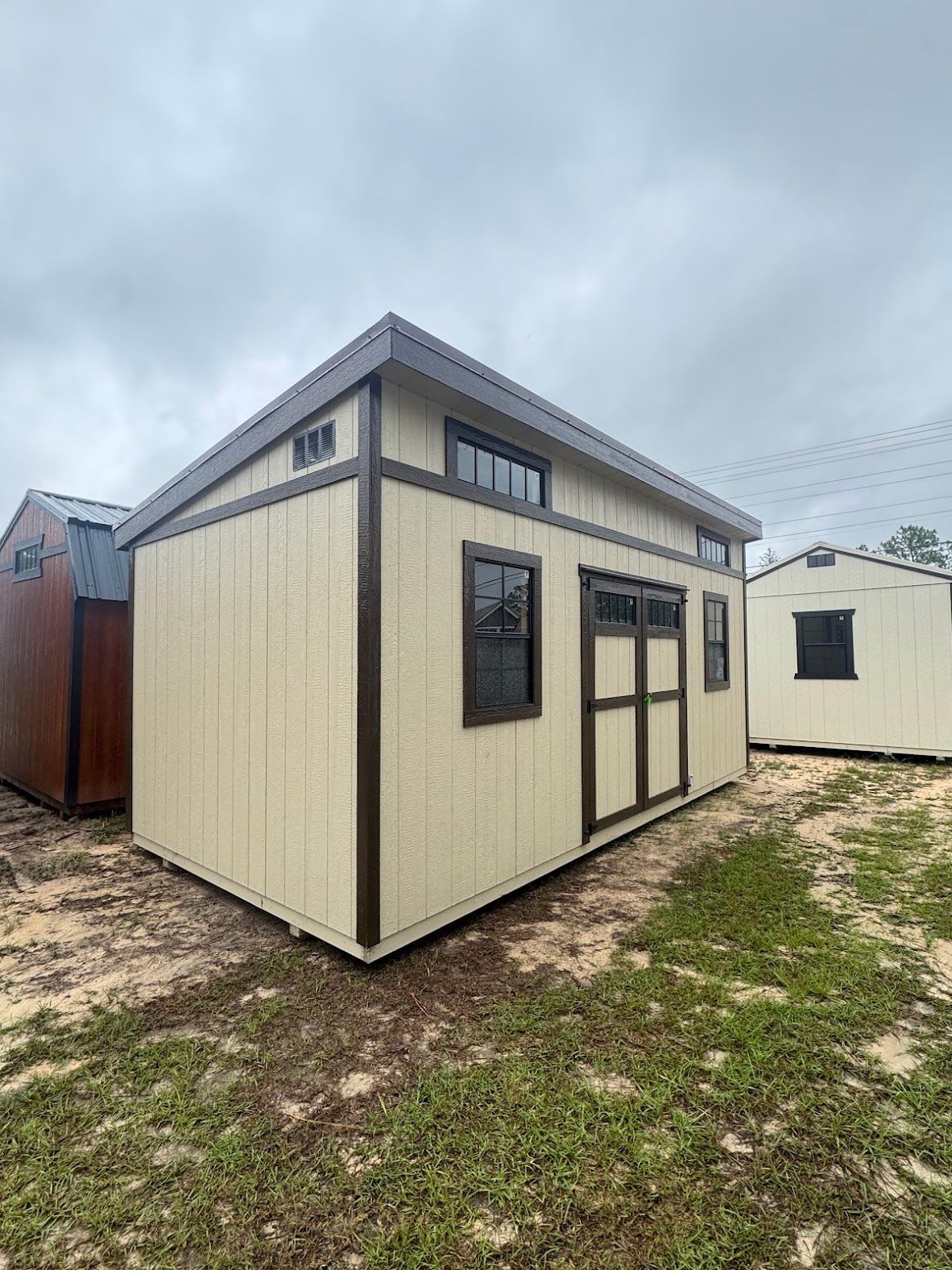 10x20 Modern Shed High Wall 60143