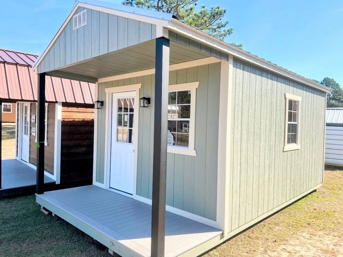 Outside the 12x20 a-frame