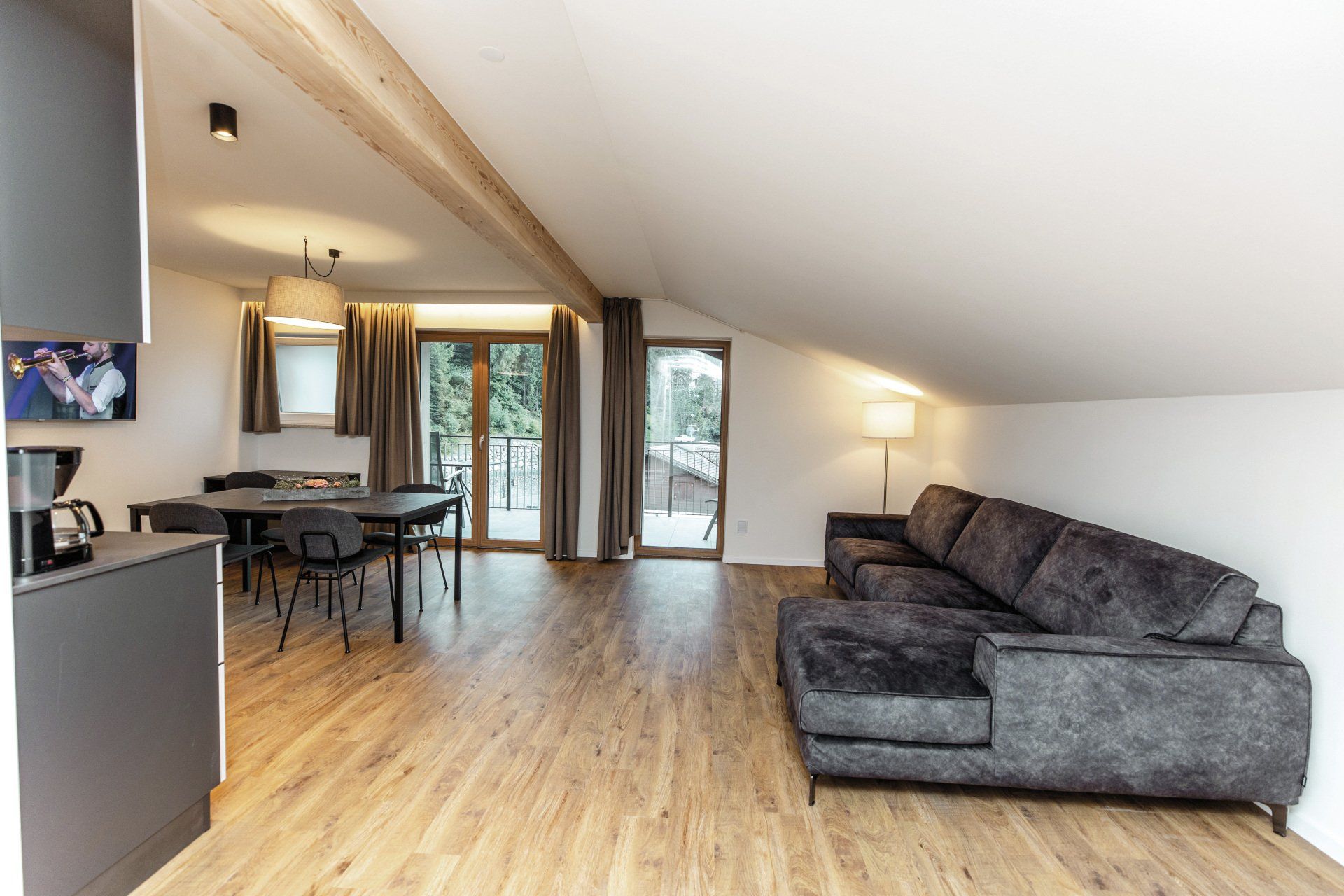 Living area in our holiday flats
