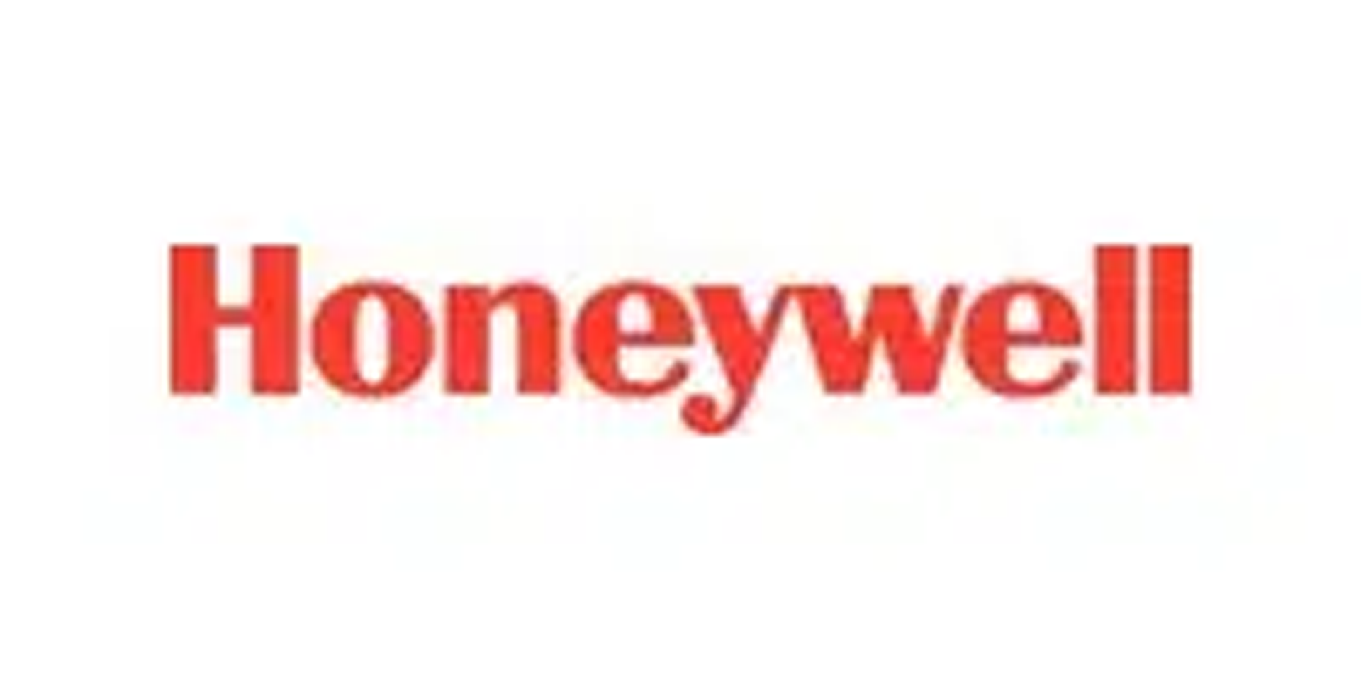 The honeywell logo is red on a white background.
