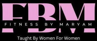 The logo for firm fitness by maryam taught by women for women