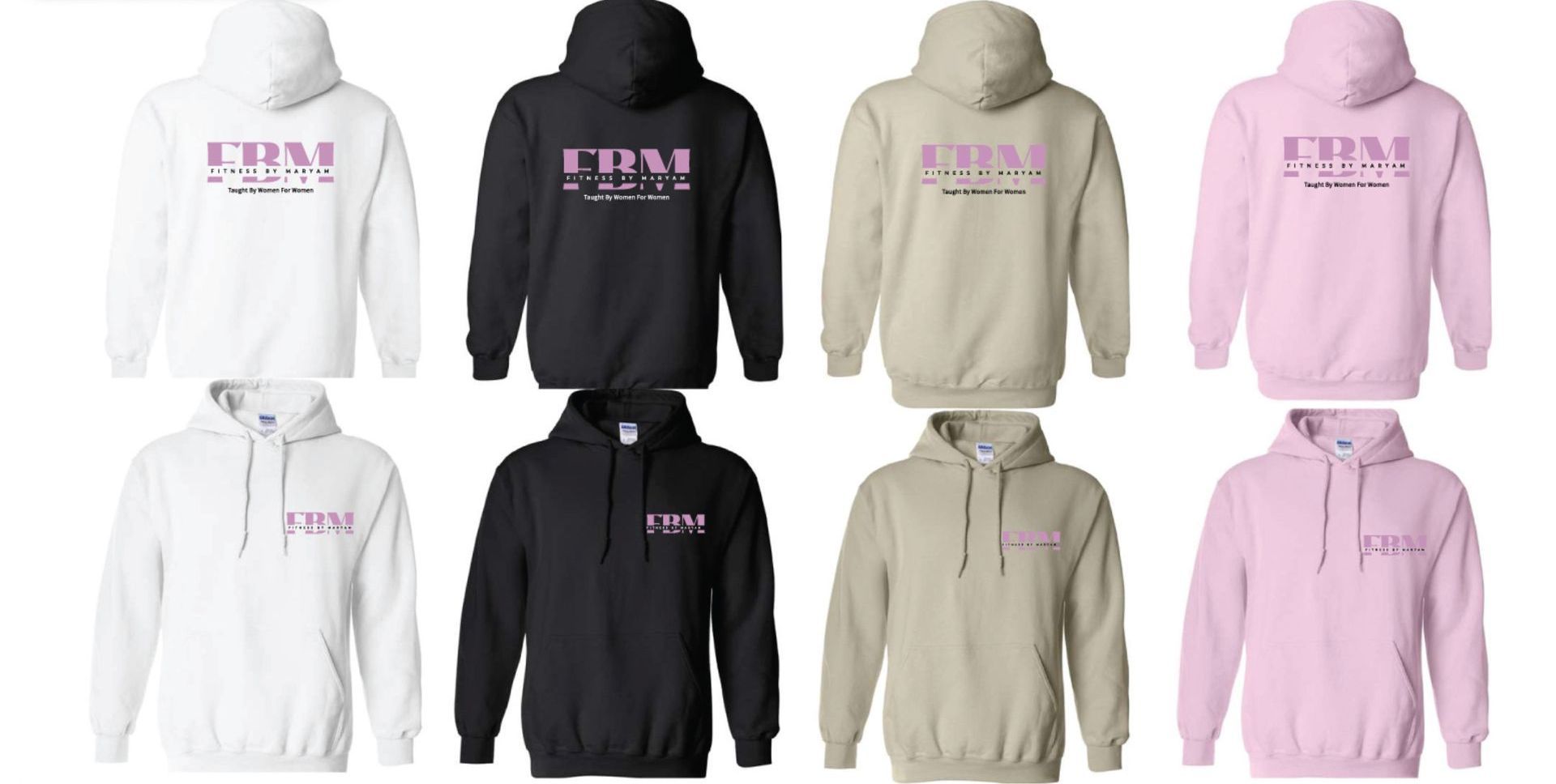 A variety of hoodies with the word edm on them