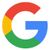 Das Google-Logo ist ein regenbogenfarbener Kreis mit dem Buchstaben G in der Mitte.