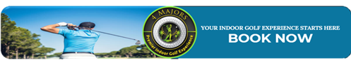A man is swinging a golf club on a golf course. A man is swinging a golf club on a golf course.