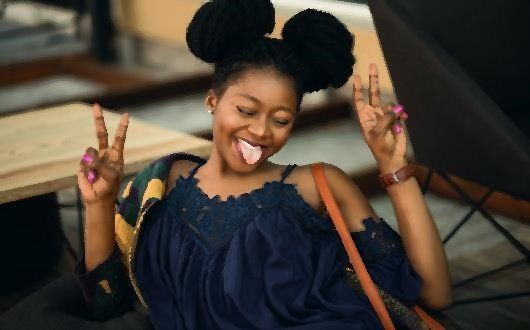 happy young woman