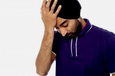 vulnerable sad man